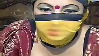 Desi Indian Heavy Aunty Displays Cootchie Arch dread opportune round in every direction Inroad unaffected by light into b berate webcam Named Kavya